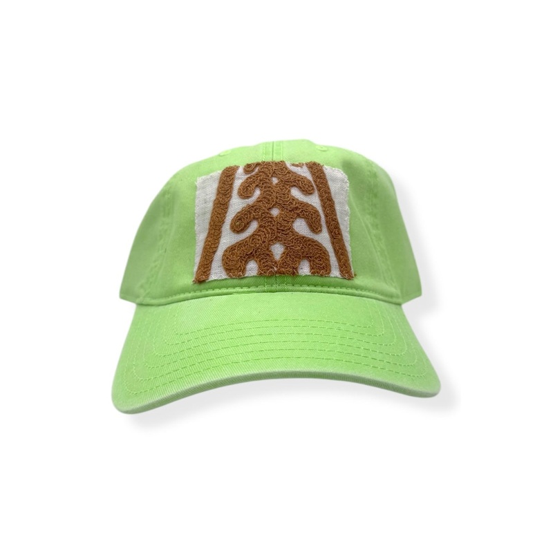 Kilim Baseball Hat – Lime 45