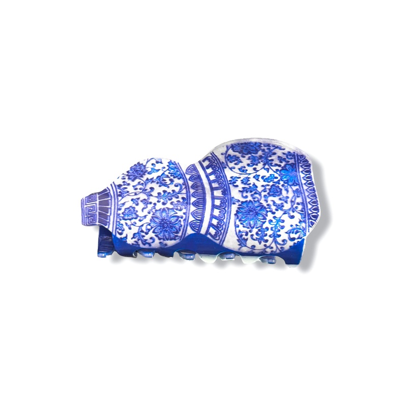 Willow Ginger Jar Blue Hair Claw Clip