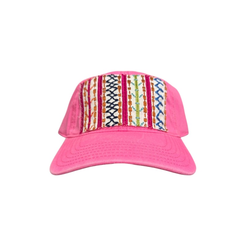 Kilim Baseball Hat – Hot Pink 41