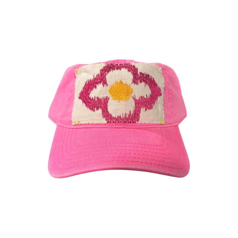 Kilim Baseball Hat – Hot Pink 9