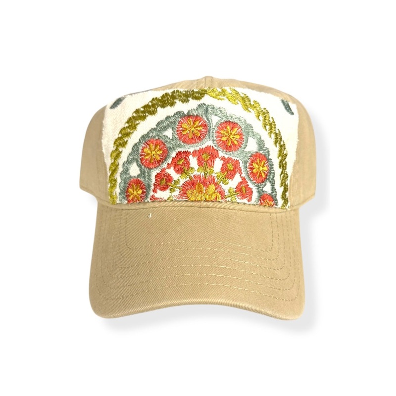 Kilim Baseball Hat Khaki 18