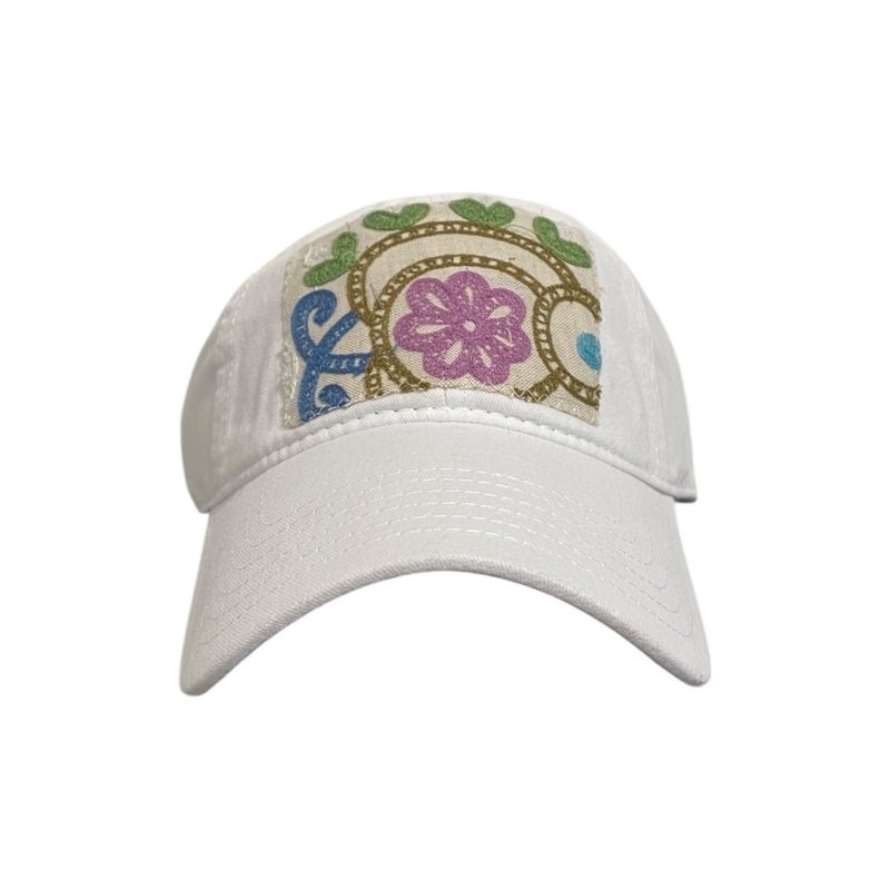 Kilim Baseball Hat – White 54