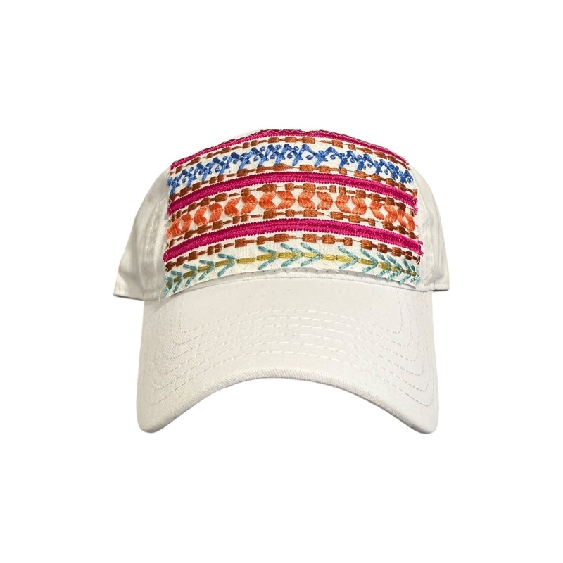 Kilim Baseball Hat – White 58