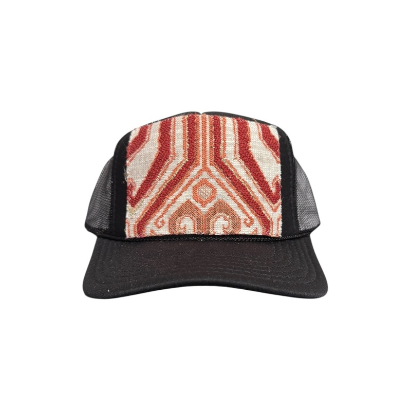 Kilim Trucker Hat – Black 374