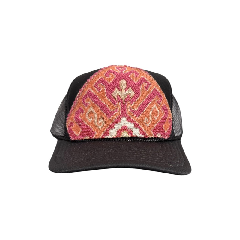Kilim Trucker Hat – Black 376