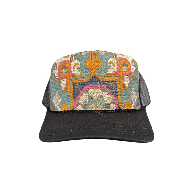 Kilim Trucker Hat – Black 382