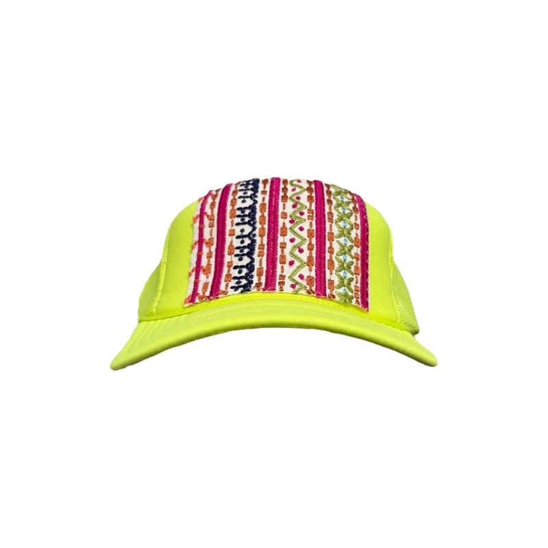 Kilim Trucker Hat – Neon Yellow 85 *Final Sale*
