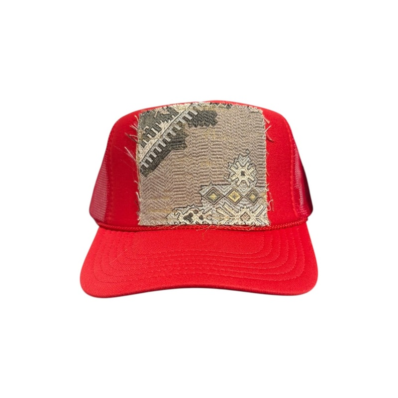 Kilim Trucker Hat – Red 270