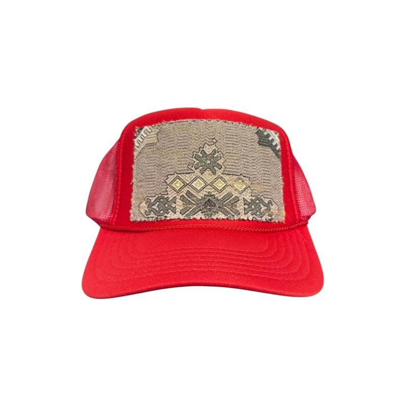 Kilim Trucker Hat – Red 274
