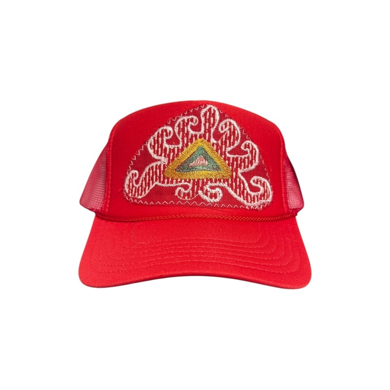 Kilim Trucker Hat – Red 278