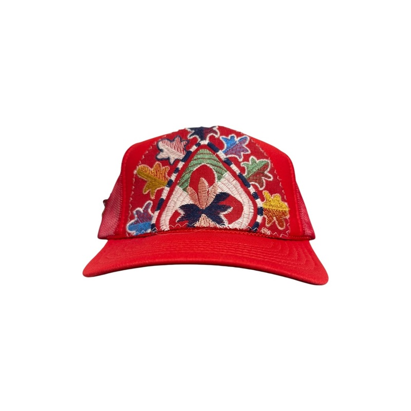Kilim Trucker Hat – Red 308