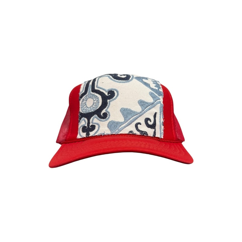 Kilim Trucker Hat – Red 313