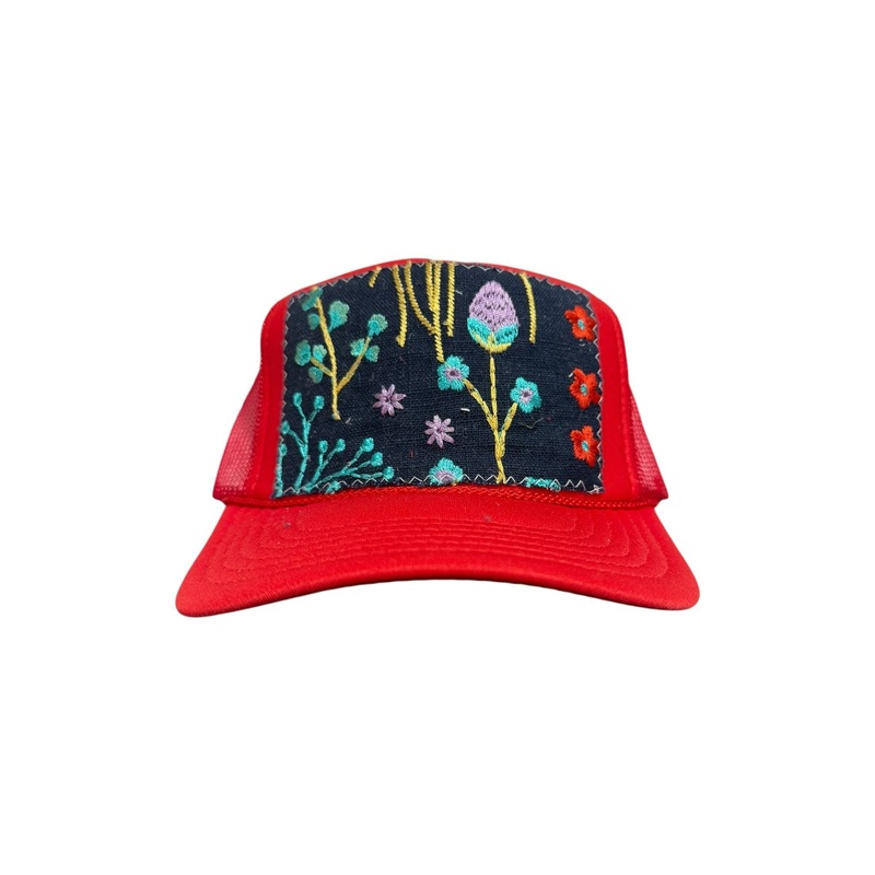 Kilim Trucker Hat – Red 314