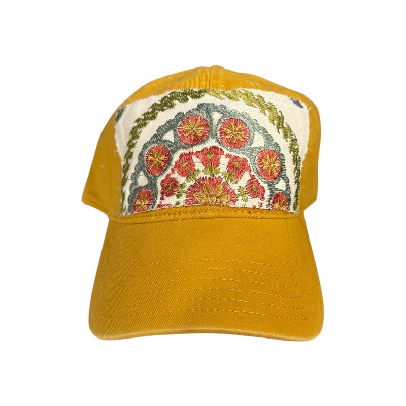 Kilim Baseball Hat – Mustard 11