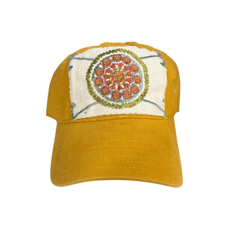 Kilim Baseball Hat – Mustard 13
