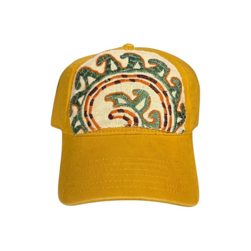 Kilim Baseball Hat – Mustard 14