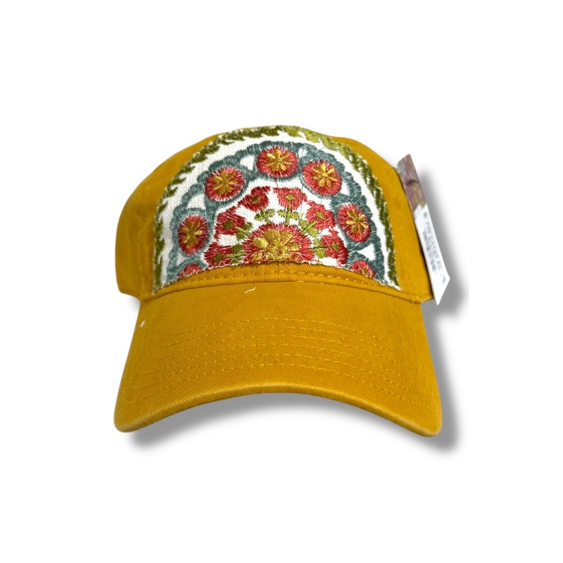 Kilim Baseball Hat – Mustard 18