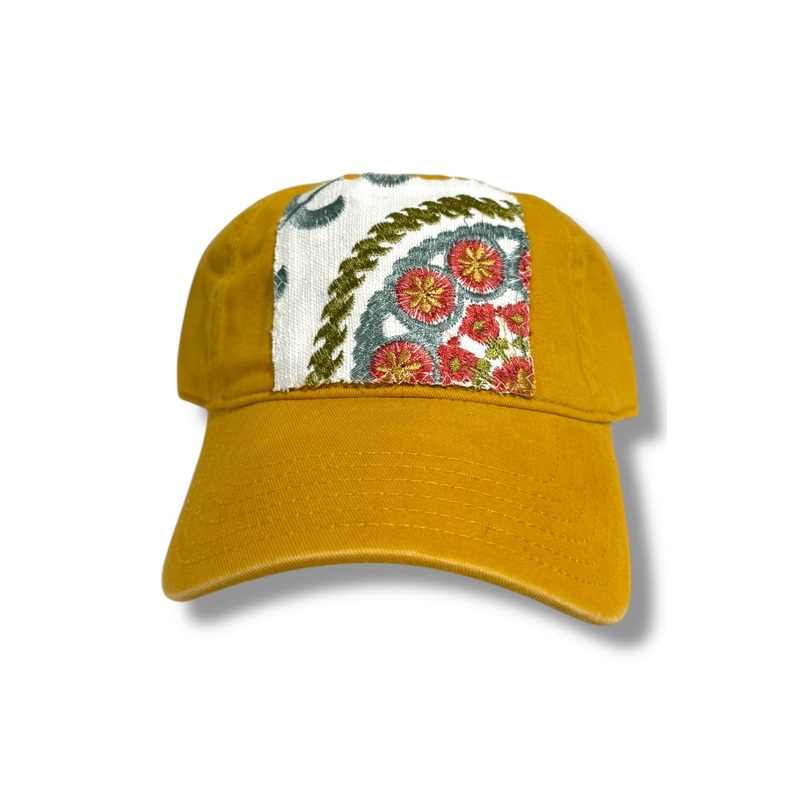 Kilim Baseball Hat – Mustard 19