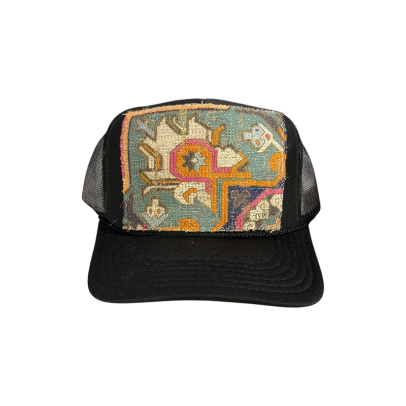 Kilim Trucker Hat – Black 393