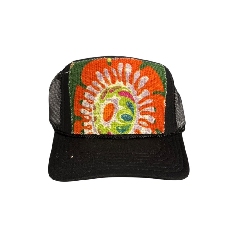Kilim Trucker Hat – Black 395