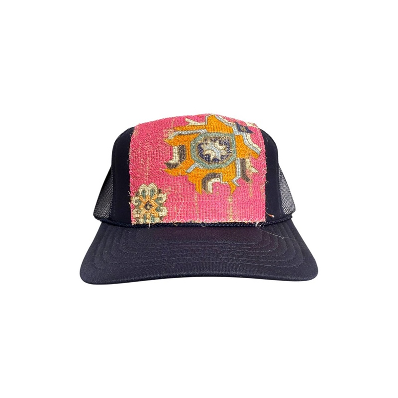 Kilim Trucker Hat – Navy 229