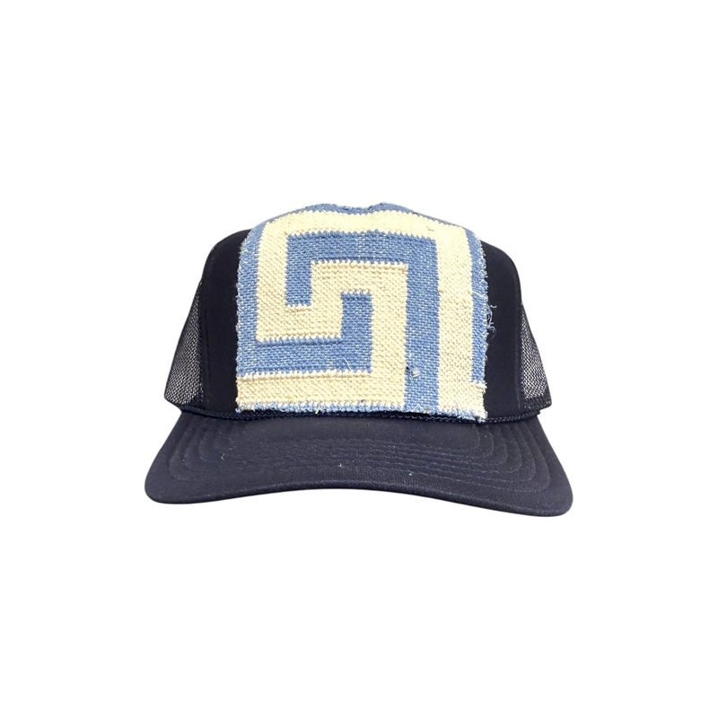 Kilim Trucker Hat – Navy 231