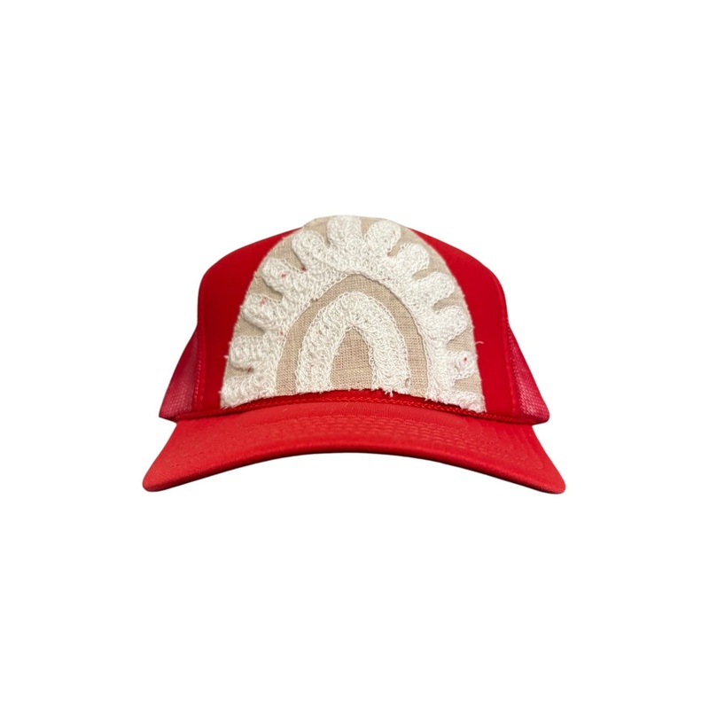 Kilim Trucker Hat – Red 307