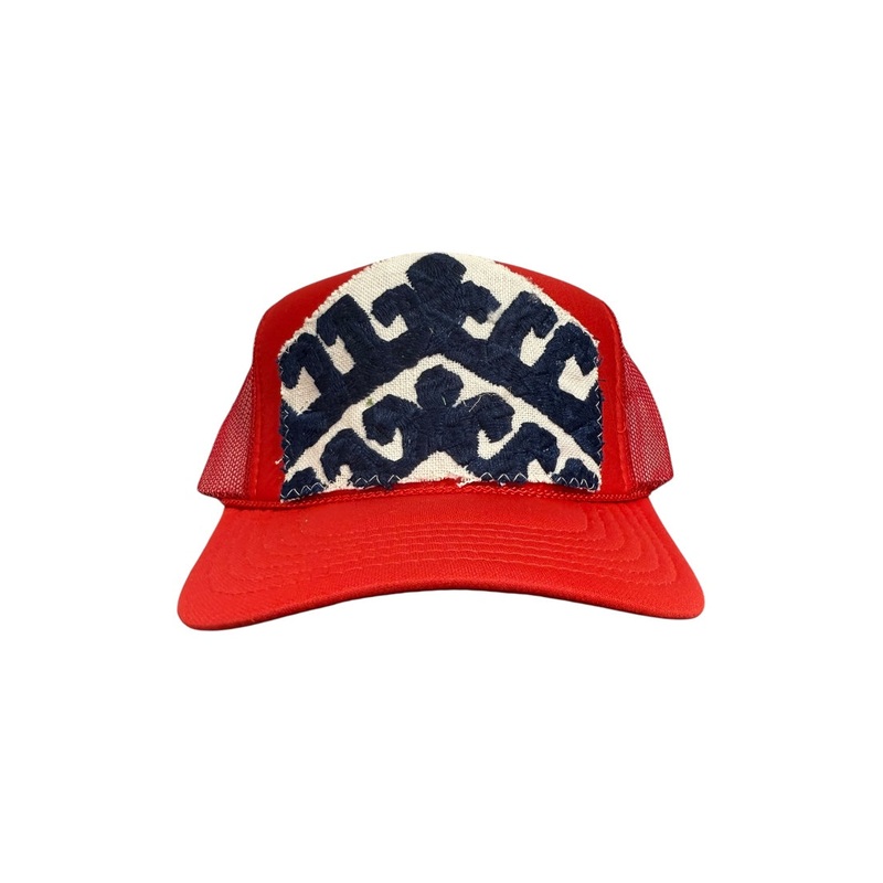 Kilim Trucker Hat – Red 311