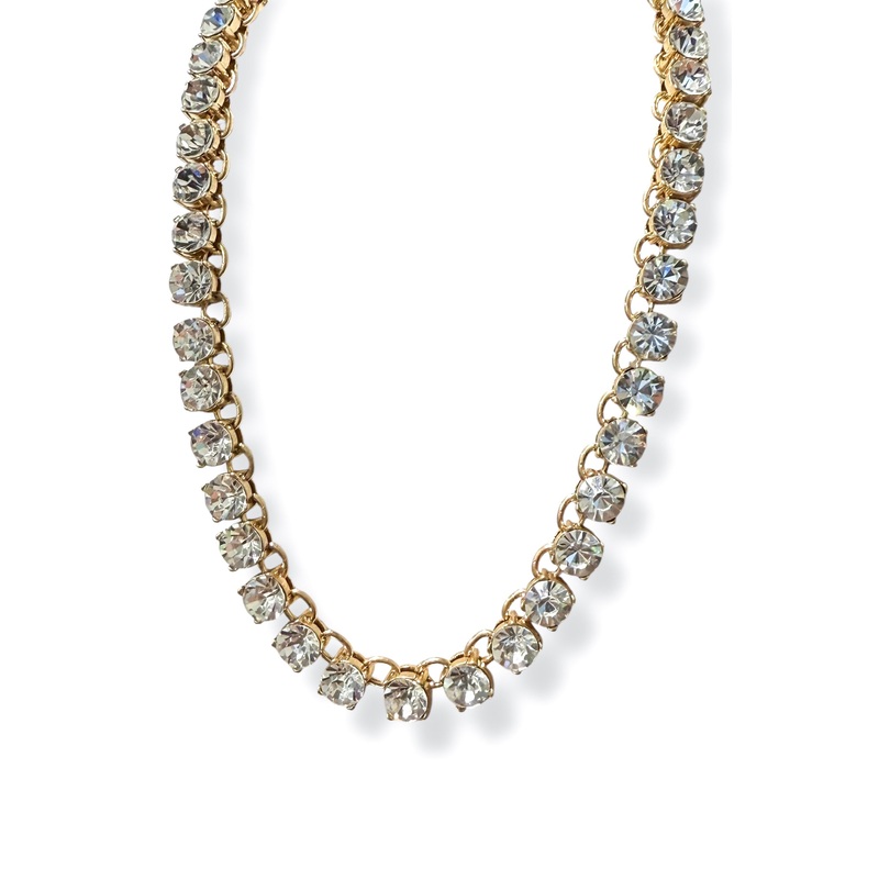 Diamond In My Eye Link Chain Necklace