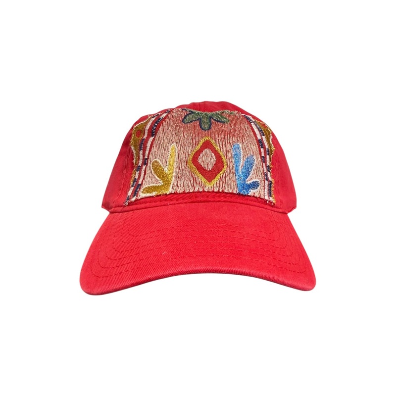 Kilim Baseball Hat – Red 49
