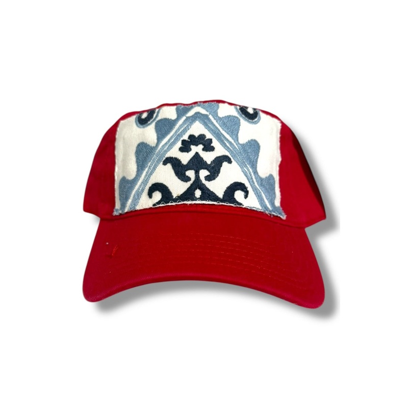 Kilim Baseball Hat – Red 57