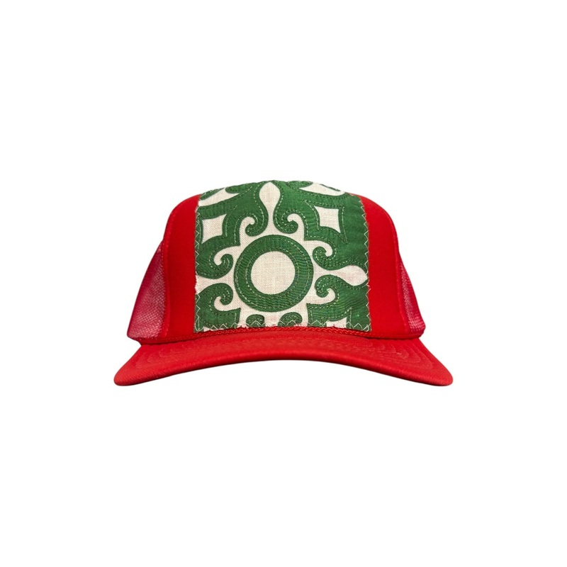 Kilim Trucker Hat – Red 321