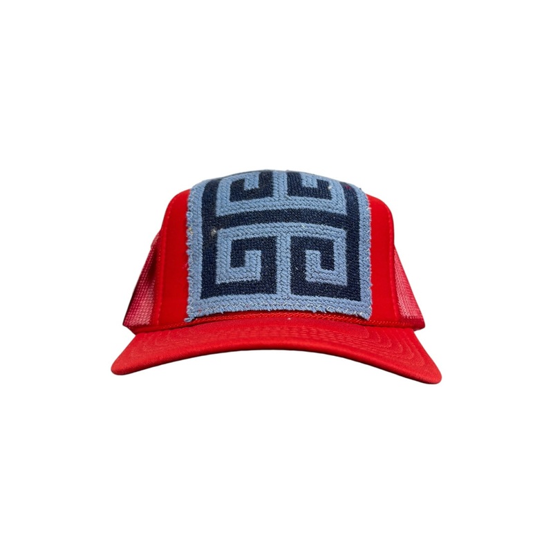 Kilim Trucker Hat – Red 324
