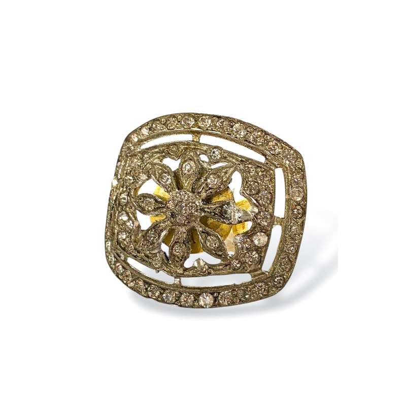 Made in the Deep South 1930s Dress Clip Adjustable Ring