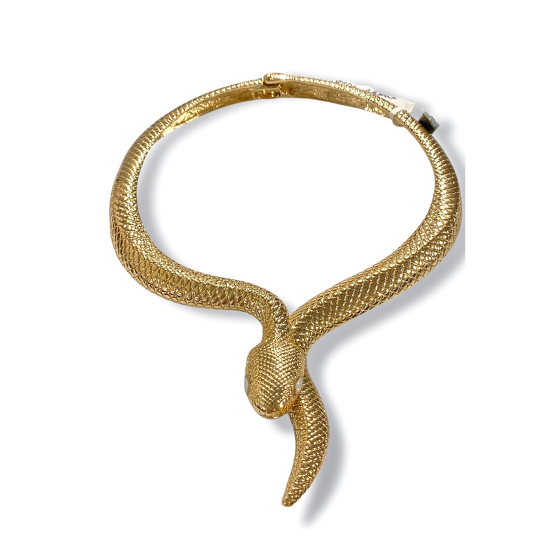 Made in the Deep South 1970s Snake Choker Necklace