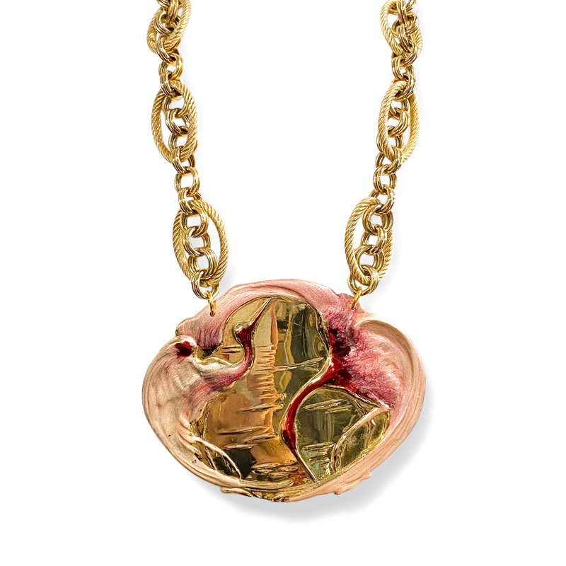 Made in the Deep South 1980s Charmont Of Beverly Hills Buckle 1970s Necklace