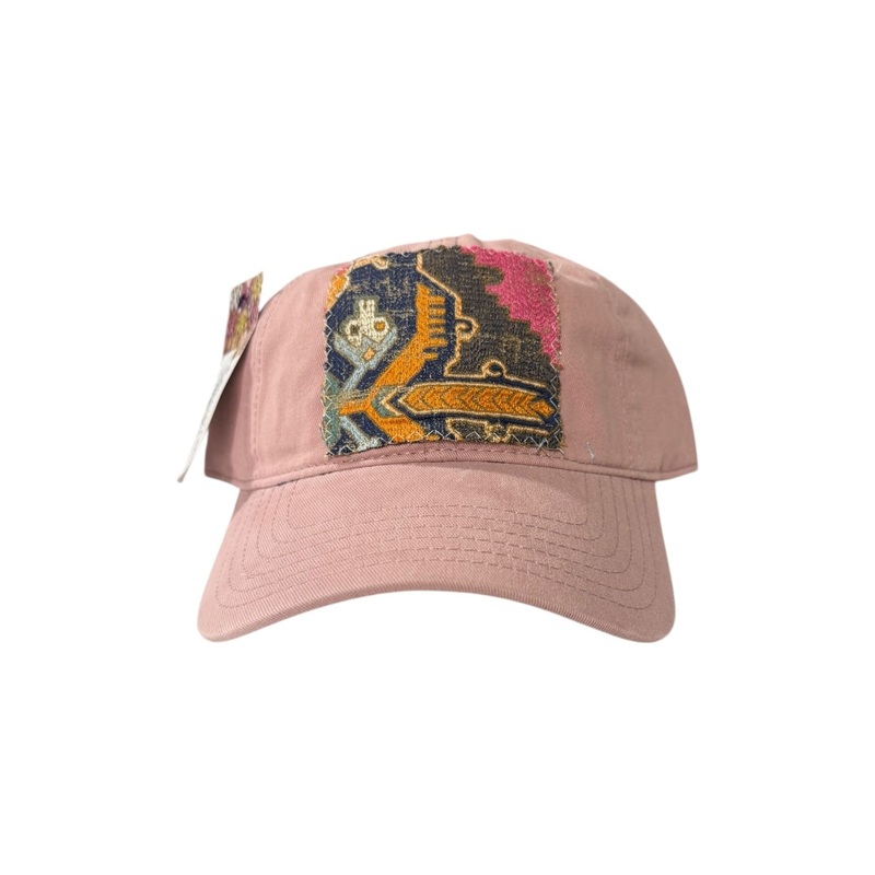 Kilim Baseball Hat – Dusty Rose 17