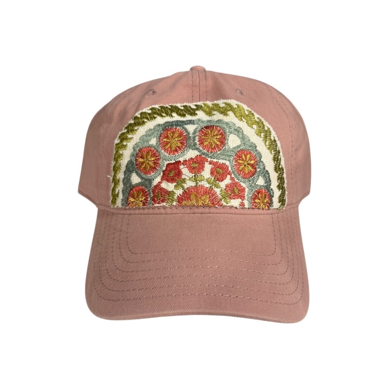 Kilim Baseball Hat – Dusty Rose 25