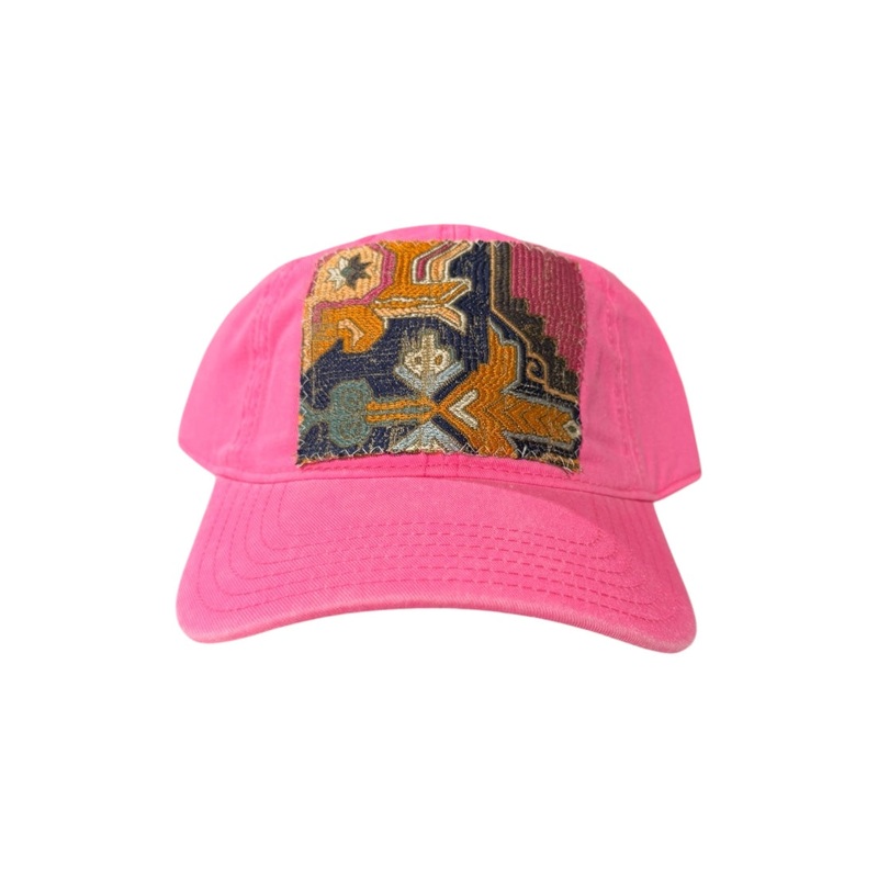 Kilim Baseball Hat – Hot Pink 11