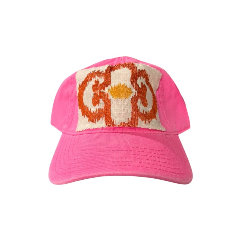 Kilim Baseball Hat – Hot Pink 17