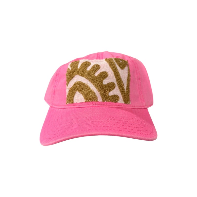 Kilim Baseball Hat – Hot Pink 19