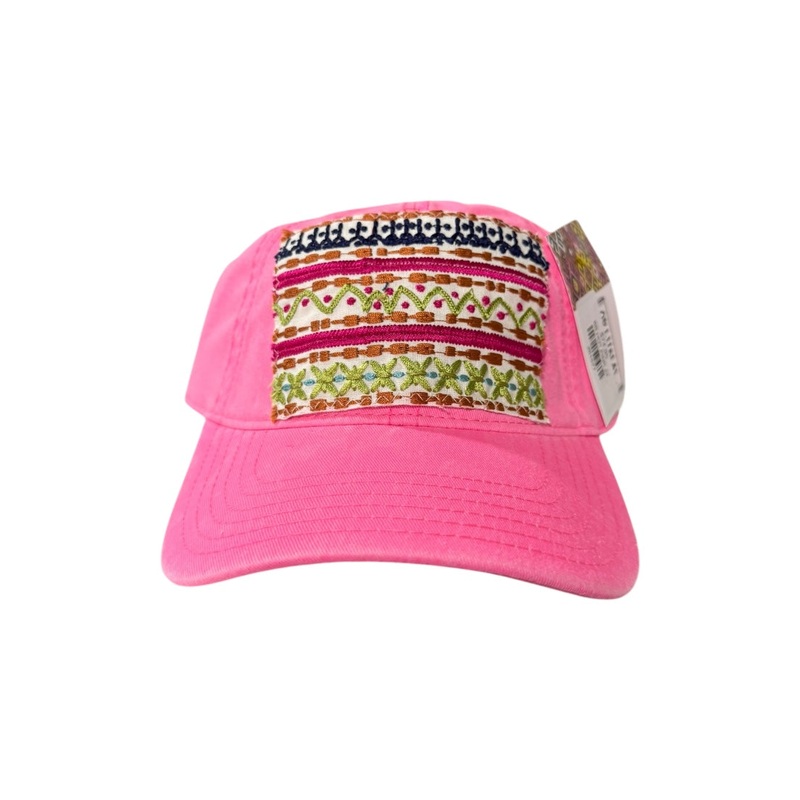 Kilim Baseball Hat – Hot Pink 24