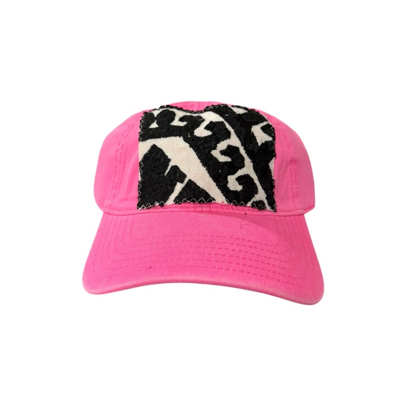 Kilim Baseball Hat – Hot Pink 26