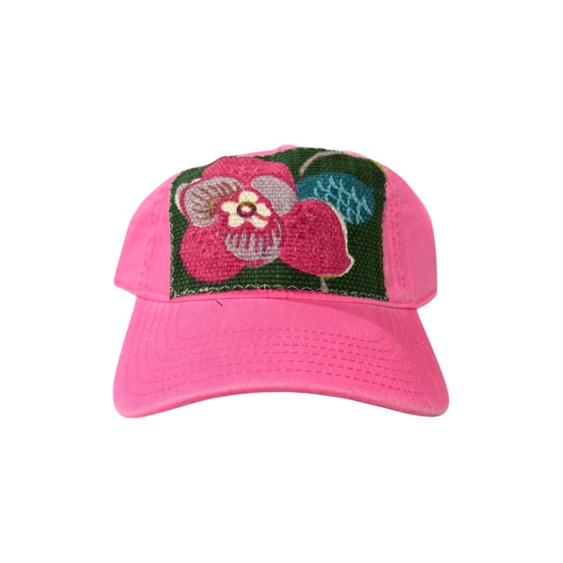Kilim Baseball Hat – Hot Pink 27