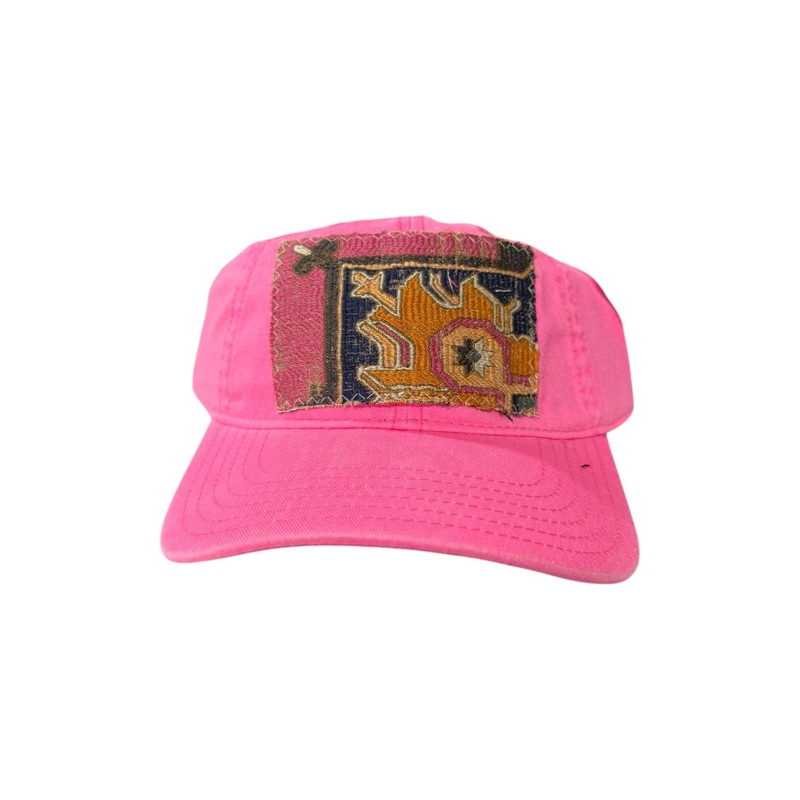 Kilim Baseball Hat – Hot Pink 29