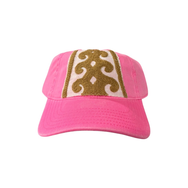 Kilim Baseball Hat – Hot Pink 31