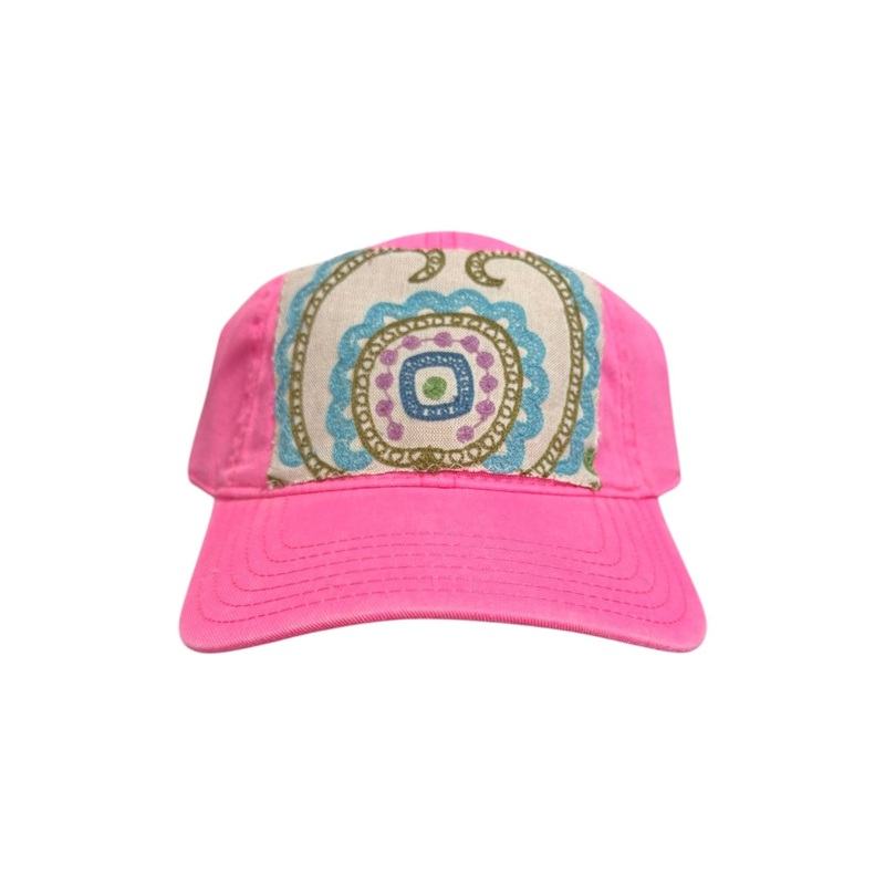 Kilim Baseball Hat – Hot Pink 37