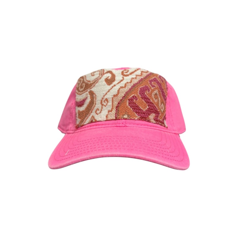 Kilim Baseball Hat – Hot Pink 43