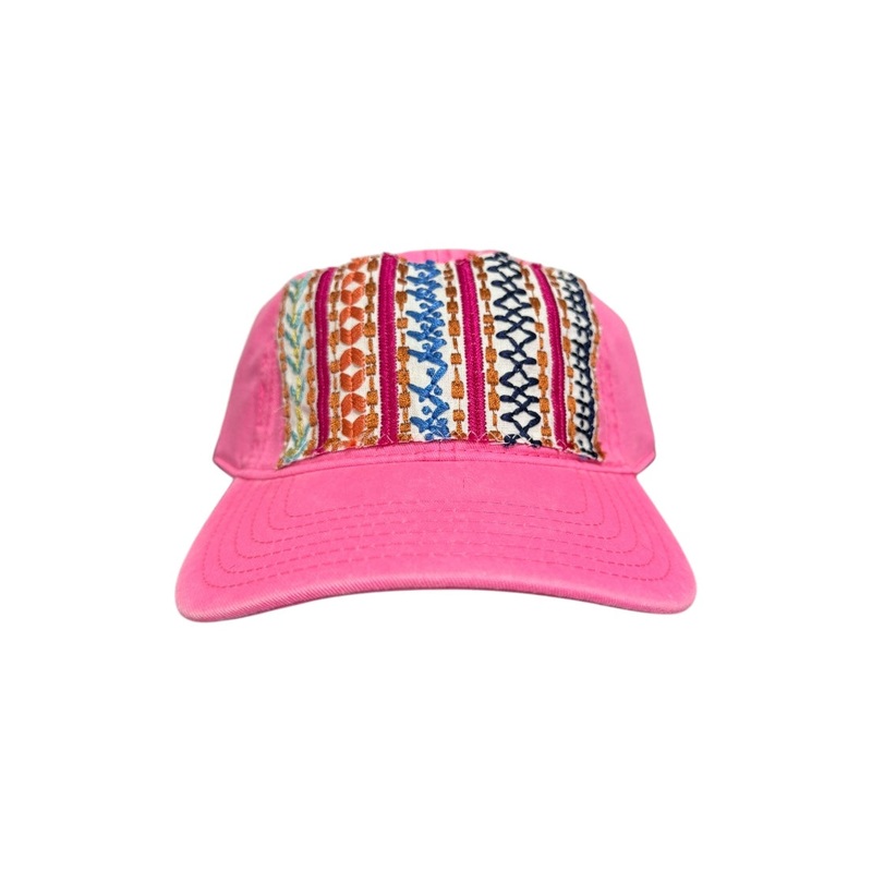 Kilim Baseball Hat – Hot Pink 44