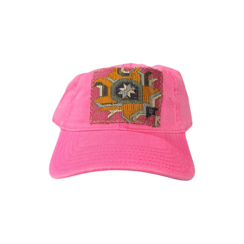 Kilim Baseball Hat – Hot Pink 6
